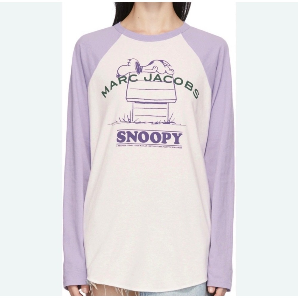 Marc Jacobs x Peanuts Snoopy Baseball Raglan Tee NWT - Small oversized